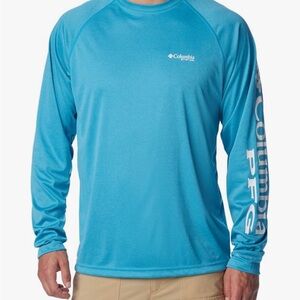 Columbia PFG Terminal Tackle Heather Long Sleeve Shirt L